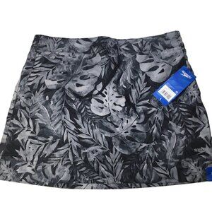 Speedo Skort NWT Size Large UPF 50 Stretch Tropical Print Tennis Golf Pickleball